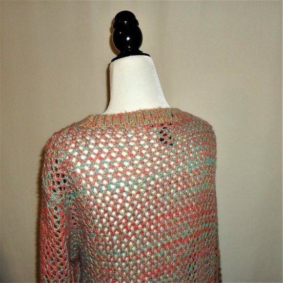 JJ Basics Neon Pink Green Yellow Loose Kni… - Picture 5 of 6